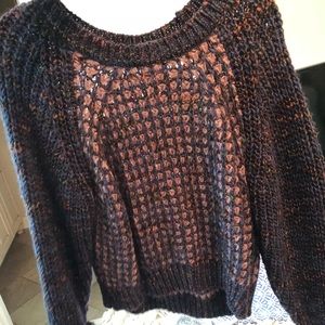 multicolored sweater